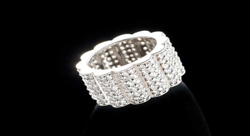 Silver with Zirconia Ring
