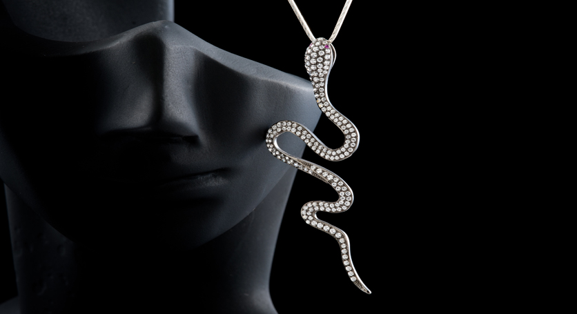 Silver with Zirconia Pendant