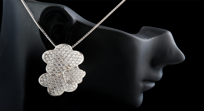 Silver with Zirconia Pendant