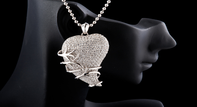 Silver with Zirconia Pendant