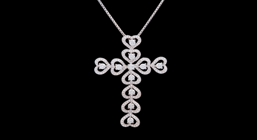 Silver with Zirconia Pendant