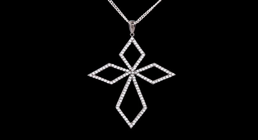 Silver with Zirconia Pendant