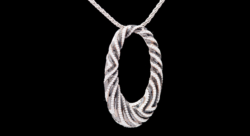 Silver with Zirconia Pendant