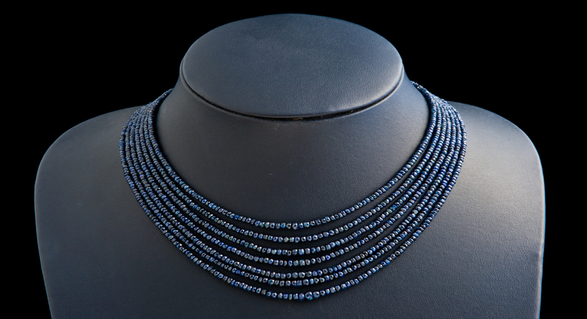 Sapphire Bead Necklace