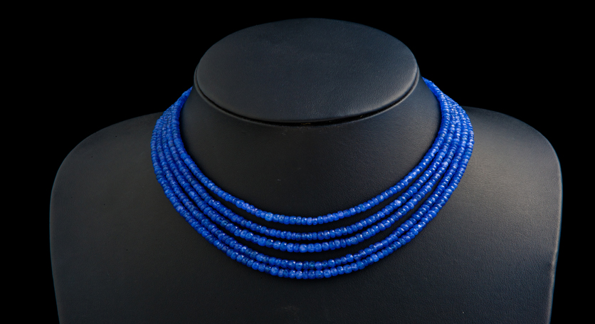 Sapphire Bead Necklace
