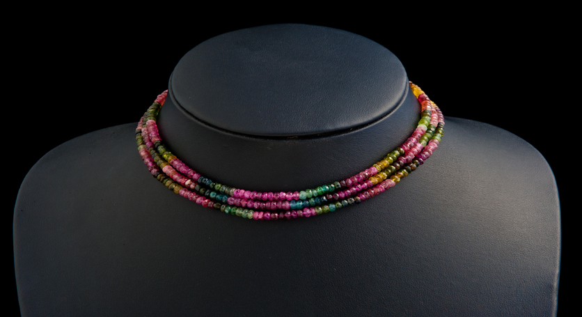 Multicolor Stones Bead Necklace
