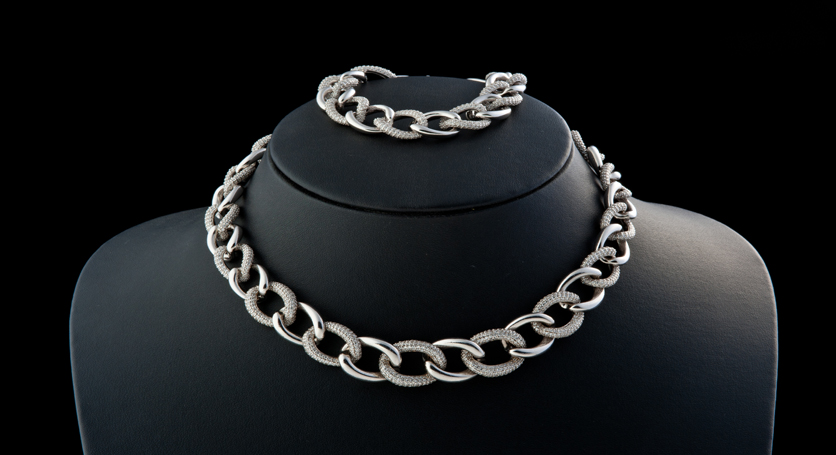 Silver with Zirconia Set