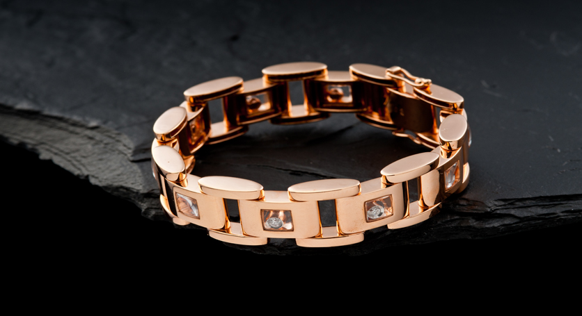 Rose Gold with Diamond Bracelet
