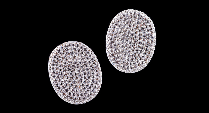 Silver with Zirconia Earring